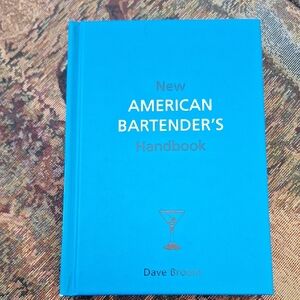 Blue American Bartender's Handbook
